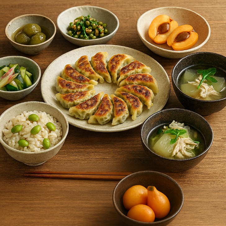 芒種の献立帖｜二十四節気 京都点心福のしそ餃子で実りある食卓