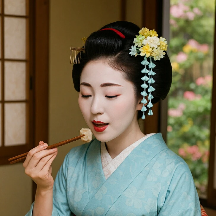 京都点心福【三彩セット】のメイン画像は舞妓さんで紹介